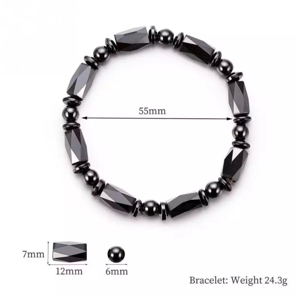 Magnetic Hematite Weight Loss Bracelets for unisex - Picture 6 of 6